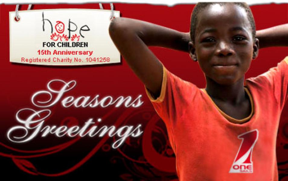 Seasons Greetings from OneSails and Hope for Children 