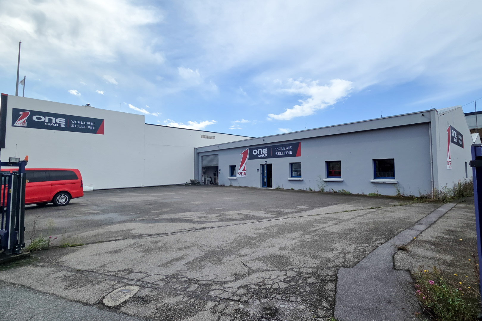 Outside OneSails Lorient loft