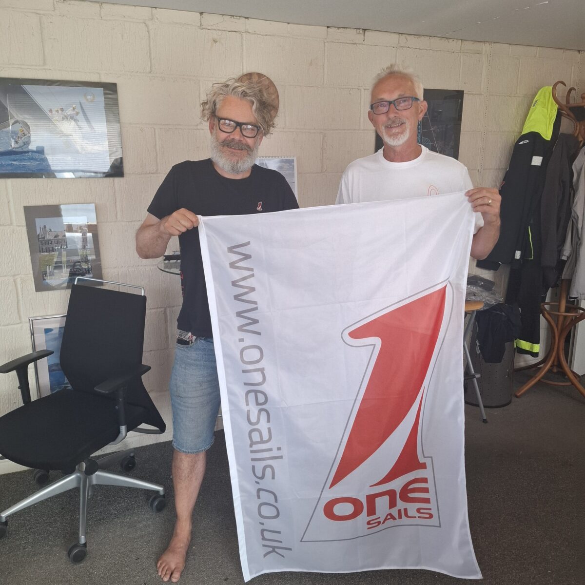 Daryl and Wilf from OneSails Sailmakers UK