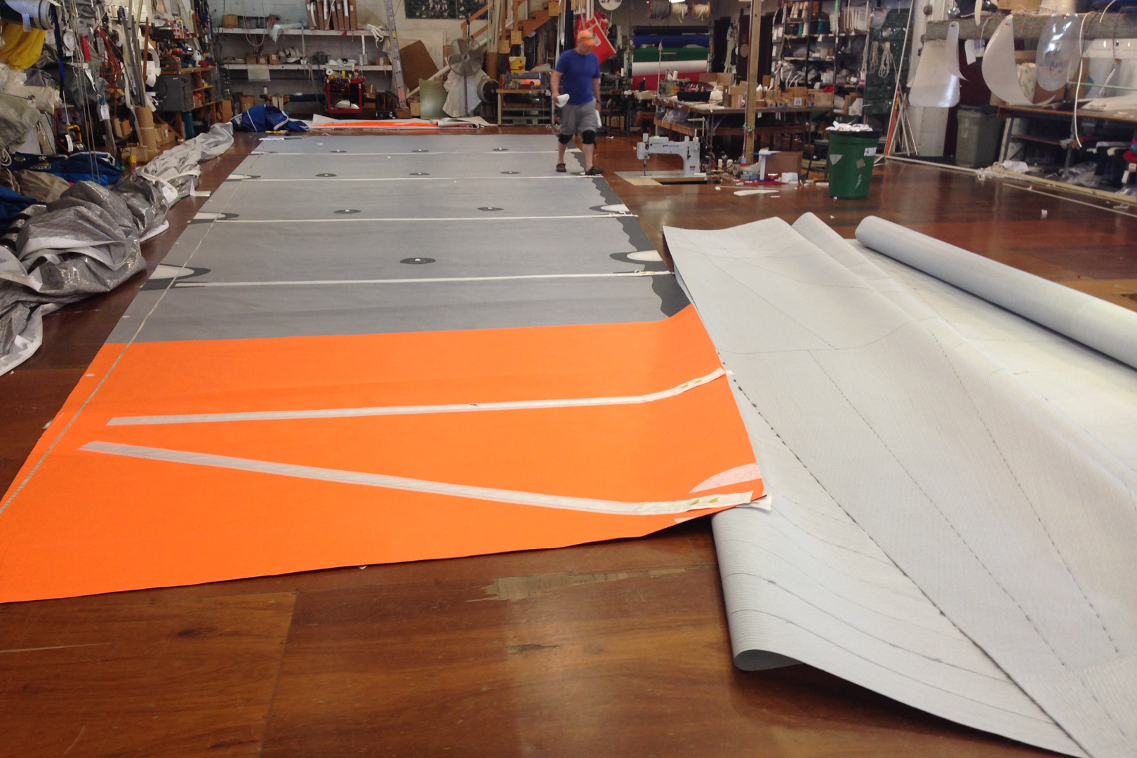 Inside the loft OneSails Sailmakers USA