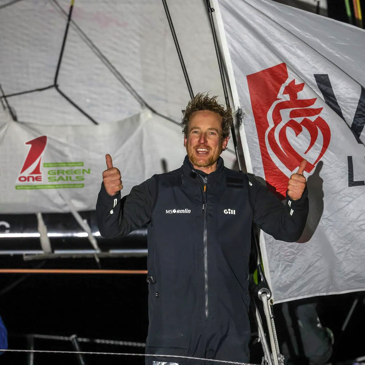 Conrad Colman Finish line Vendee Globe 2024
