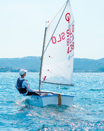 Sailing Optimist with OneSails sails